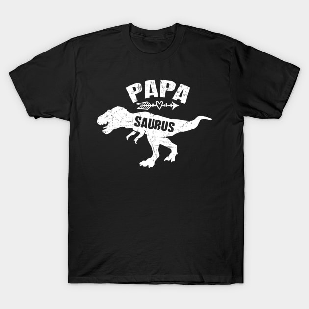 Mens PAPA SAURUS ness Fathers Day Gift T rex Daddy Saurus papa T-Shirt by ANGELA2-BRYANT